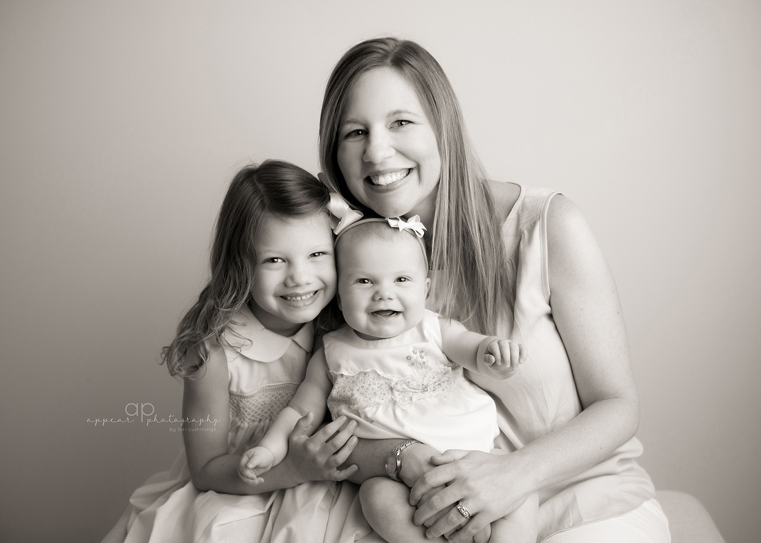 Appear Photography, Hoover, Birmingham, Alabama baby, child and family photographer, mother and daughters, family 